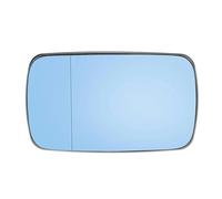 Wing Mirror Glass For BMW E46 Sedan 1998-2006 51168250438 Left Right Rear View Lens Split Mirror Heated Glass Blue Rearview Rear View Mirror(1pc Left)