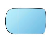 Wing Mirror Glass For BMW For 5-Series E39 2000-2003 For Facelift 7-Series E38 1995-2001 Driver Passenger Door Side Wing Mirror Glass Heated Blue With Plate Car Rear Mirror Glass(Left)