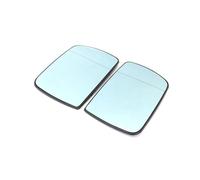 Wing Mirror Glass For BMW For X5 E53 1999 2000 2001 2002 2003 2004 2005 2006 Left&Right Side Blue Heated Wing Mirror Glass Angle Rearview Mirror(1pc Left)