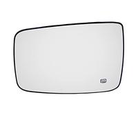 Wing Mirror Glass For DODGE For RAM 1500 2500 2009 2010 2011 2012-2019 LH RH Heated Car Door Wing Mirror Glass Auto Rearview Rear View With Base(Left)
