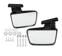 Wing Mirror Glass For Golf For Carts For Club Car For EZGO Zone Carts Rear View Mirror Flexible Adjustment Back-up Mirror Folding Reversing Mirror Wing Mirrors Glass (Color : Side Mirror)