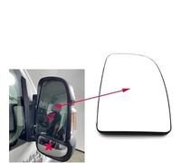 Wing Mirror Glass For Opel For Vauxhall For Movano 2021-present Car Left or Right Rearview Side Mirrors Lens Door Wing Rear View Mirror Glass(1pc Right - Big)