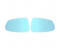 Wing Mirror Glass For Tesla for Model X S 800R Wide-Angle Large Vision Rearview Mirror Heating Anti Dazzle Reversing(For model S blue)