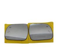 Wing Mirror Glass For Toyota For Sienna 2014-2020 Heated Blind Spot Warning Rear Mirror Glass With Light(Onecolor)