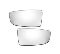 Wing Mirror Glass For Transit T150 T250 UXCELL Car Rearview Lower Part Mirror Glass Replacement With Backing Plate Non-heated White Glass(1pair)