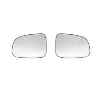 Wing Mirror Glass For Volvo S80 S60 V40 Car Left Right Side Heated Mirror Glass Rearview Reflector Surface Wing Mirror Upper Glass(Onecolor)