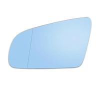 Wing Mirror Glass Heate For A3 For A4 For A6 2005-2008 Car Rearview Heated Mirror Glass Left Right Side Wing Heating Blue Exterior Parts(Left)