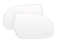 Wing Mirror Glass Heate For A3 For A4 For S4 For A5 For S5 Quattro 2010-17 Left Right Driver Passenger Side Door Wing Mirror Glass Heated Exterior Aspherical Auto(Left and Right)