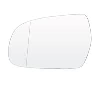 Wing Mirror Glass Heate For A3 For A4 For S4 For A5 For S5 Quattro 2010-17 Left Right Driver Passenger Side Door Wing Mirror Glass Heated Exterior Aspherical Auto(Left)
