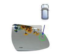 Wing Mirror Glass Heated For BMW For X5 For F15 2014-2017 Blind Spot Warning Rearview Mirror Lenses Auto Parts Wing Mirror Glass(1pcs Right)