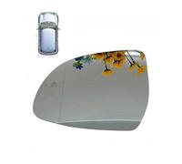 Wing Mirror Glass Heated For BMW For X6 For F16 2015-2019 Blind Spot Warning Rearview Mirror Lenses Auto Parts Car Mirror Glass(1pcs Left)