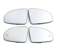 Wing Mirror Glass Heated For Buick For Lacrosse 2016-2022 Side Mirrors Lens Door Wing Rear View Mirror White Glass With Heating Blind Spot Car Mirror Glass(A pair heating)