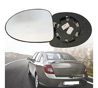 Wing Mirror Glass Heated for Symbol Twingo Thalia Wind 2007-2013, Left/Right Car Front Door Rearview Glass Driver Passenger Side Replacement,Left-White