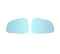 Wing Mirror Glass Left For Tesla For Model X S External Accessories 1Pair 800R Wide-Angle Large Vision Rearview Mirror Heating Anti Dazzle(B blue)