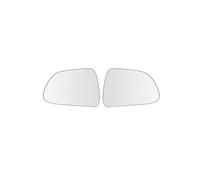 Wing Mirror Glass Left For Tesla For Model Y For Model 3 Wide Angle Car Large Vision Heated Anti Glare Dazzle Side Rever Mirror Glass(2pc A White)