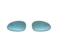 Wing Mirror Glass Rearview Mirror For BMW 1 3 Series E81E82E87E88E90E91E46 For M3 Z4 Lens Rear View Mirror Glass Rearview Mirror(Blue mirror 1 pair)