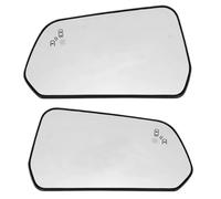 Wing Mirror Glass Replacement Compatible With For Mustang 2015 2016 2017 2018 2019-2021 Side Heated Mirror Glass Rearview Mirror Lens With Blindspot(PAIR)