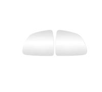 Wing Mirror Glass Replacement For Tesla For Model Y For Model 3 Wide-Angle Car Large Vision Rearview Mirror Heating Anti Glare Dazzle Reversing Glass Lens(For model y White)
