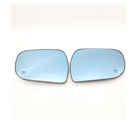 Wing Mirror Glass Replacement For Toyota For Sienna 2011-2019 Car Rearview Side Mirror Blue Glass Lens With Indicator Heating Blind Spot Warning 1 Pair Rearview Mirror Glass(2PCS with blind spot)