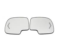Wing Mirror Glass Side Heated Wing Mirror Glass Wide Angle Rearview For Chevy For Avalanche For Silverado For Suburban For Tahoe 1500 3500 Side Mirror Replacement(Onecolor)