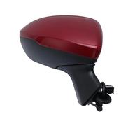 Wing Mirror Head For Chevy For Cruze 2016-2019 Wine Red With Blind Spot Lights Door Mirror 7 Wires Side Rearview Assembly Electric Wing Mirror(1 pc right)