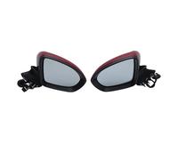 Wing Mirror Head For Chevy For Cruze 2016-2019 Wine Red With Blind Spot Lights Door Mirror 7 Wires Side Rearview Assembly Complete Wing Mirrors(1pair)