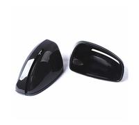 Wing Mirror Housing Mirror Cover For TT TTS TTRS MK2 (8J) R8 (42) 2007-2014 Carbon Fiber Look/Gloss Black Exterior Rear View Cap Replacement Side Mirror Caps(Carbon Fiber Look)
