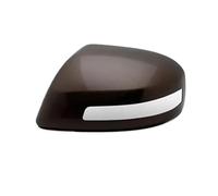 Wing Mirror Housing Painted Rear View Mirrors Shell Cap Housing Wing Door Mirror Cover With Lamp Type For Civic For 9th 2012 2013 2014 2015(Gold Left)