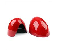Wing Mirror Housing Rearview Mirror Cover The Black Flag Rear View Mirror Covers For Mini For Countryman For Cooper S For Clubman For Paceman R55 R56 R57 R58 R59 R60 R61 Car-styling(Red,Power folding