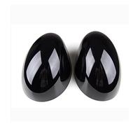 Wing Mirror Housing Rearview Mirror Cover The Black Flag Rear View Mirror Covers For Mini For Countryman For Cooper S For Clubman For Paceman R55 R56 R57 R58 R59 R60 R61 Car-styling(Black,Manual foldi