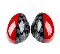 Wing Mirror Housing The Black Flag Rear View Mirror Covers For Mini For Countryman For Cooper S For Clubman For Paceman R55 R56 R57 R58 R59 R60 R61 Car-styling Mirror Cover Caps (Color : JCW, Size :