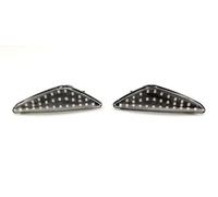 Wing Mirror Indicator 1 Pair Smoke Dynamic Flowing LED Side Marker Signal Light For BMW For X5 E70 X6 E71 E72 X3 F25 Sequential Blinker Lamp Turn Signal Light(Clear)