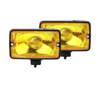 Wing Mirror Indicator 2 PCS 12V Front Spotlight Driving Lamp Fog Light For Peugeot 205 For GTI CTI 106 306 Mi16 Turn Signals Indicators(2 PCS YELLOW)