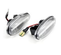 Wing Mirror Indicator 2Pc MR522027 Dynamic LED Side Marker Light For Mitsubishi For Outlander (CU) I-Miev For Galant For Eclipse No Errors Turn indicator lights(Crystal white)