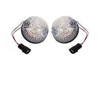 Wing Mirror Indicator 2pcs/kit White Smoked Yellow Lens For Land For Rover For Defender 90/110 Led 73mm Fog&Reverse&Front Side Light Indicator Rear Tail Lamp Mirror Indicator Light(Clear shell)