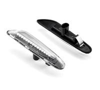Wing Mirror Indicator 2pcs Led Dynamic Side Marker Turn Signal Light Sequential Blinker Light For BMW For E90 E91 E92 E93 E60 E87 E82 E46 Mirror Indicator Light(Dynamic Crystal A)