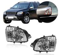 Wing Mirror Indicator Cover for V-olvo XC90 2007-2015, Turn Signal Light Lens 31111813 31111814 Wing Mirror Indicator Lamp Lens,right