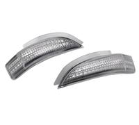 Wing Mirror Indicator Dynamic LED Side Mirror Turn Signal Indicator Light For Toyota For Corolla For Camry For Prius For Vios 2014-2017 Dynamic Turn Signal(Crystal)