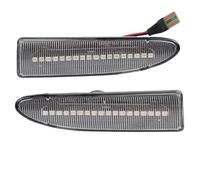 Wing Mirror Indicator For Jaguar For X-Type 2002 2003 2004-2009 Car LED Dynamic Turn Signal Lights Side Marker Blinker Indicator Lamp Amber Turn Signal Light(2PIECES Dynamic Crystal)