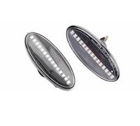 Wing Mirror Indicator For Nissan For X-trail For Qashqai J10 For Cube For Juke Car Side Marker Light Dynamic LED Turn Signal Lamp Dynamic Turn Signal(Crystal)