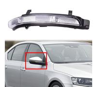 Wing Mirror Indicator for Octavia Superb, Mirror Turn Signals Rearview Side Mirror Indicators Lamps Replacement 3T0 949 101/3T0 949 102,right