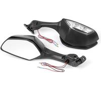 Wing mirror indicator Rearview Mirror Rear View Side Mirrors With Indicators Light for Kawasaki For Ninja For ZX-10R For ZX10R
