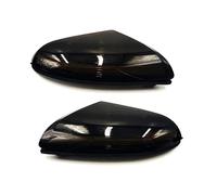 Wing Mirror Indicators For Dodge For Ram 1500 2500 20092010 2011 2012 2013 2014-2018 2PCS Sequential LED Side Mirror Turn Signal Puddle Light Turn Signal Flasher Lamp (Color : Black Shell)