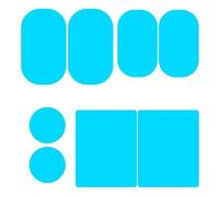 Wing Mirror Rain Cover 2PCS Car Rain Rearview Mirror Films Waterproof Anti-Fog Cover Anti-rain Window Protector Glass Film(95mmx95mm)