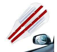 Wing Mirror Rain Deflector - 24cm, Rain Protector Cover Cap, Flexible Wrap-Around Design | Waterproof Shield, Windproof Design, Anti Fog Protection, Versatile Vehicle Fit For Car Safety Driving Use