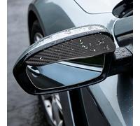 Wing Mirror Rain Deflector,2Pcs Car Side Mirror Rain Protector,Waterproof Rain Guards for Car Mirror,Carbon Fiber Mirror Rain Eyebrows Rearview Mirror Rain Visor Smoke Cover for Cars (Carbon fiber)