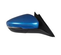 Wing Mirror Replacement 6 Wire Car Side Rearview Mirror Assembly Accessories For For Focus 2019-2023 Auto Electric Folding Turn Signal Blind Spot Mirror Assy Door Rear View Mirror(6 pin Right Blue)