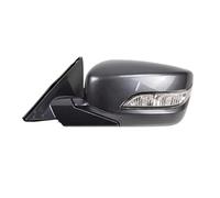 Wing Mirror Replacement Car Door Rearview Mirror Assy Side Mirror Assembly For Accord 8th Generation 2008 2009 2010 2011 2012 2013 8 Wires Door Rear View Mirror(Storm Silver-LH,White-Lens)