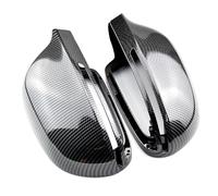 Wing Mirror Shell Compatible With A3 8P A4 B8.5 A5 S5 For RS4 RS5 2011-2015 Rear View Mirror Cap Cove Carbon Pattern Car Side Rearview Mirror Cover Caps(Carbon Look-B8)