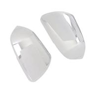 Wing Mirror Shell Compatible With VW For Atlas For Teramont 2017 2018 2019 2020 2021 2022 2023 Car Rearview Side Mirror Cover For Wing Cap Exterior Rear View Case(Silver)